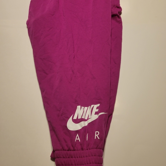 New Nike DM1773-564 Women Sportswear 7/8 Fleece Training Pant Berry Plus Size - Picture 15 of 16
